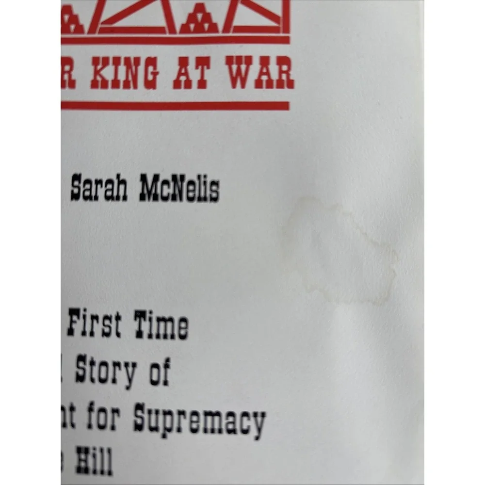 Bio of F. Augustus Heinze: Copper King at War, Sarah McNelis 1969 1st Ed! Rare